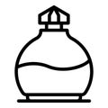 French aroma perfume icon, outline style