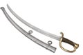 French artillery soldier saber (sabre) Royalty Free Stock Photo