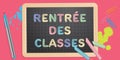 French back to school banner
