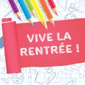 French back to school banner
