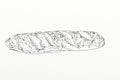 A French baghette, bread Royalty Free Stock Photo