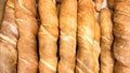 French baguette. Bread background Royalty Free Stock Photo