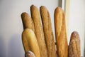 French baguette bread Royalty Free Stock Photo