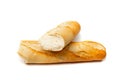 French Baguette Isolated Royalty Free Stock Photo