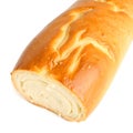 French baguette. Isolated on white background