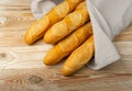French Baguette Top View