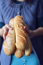 French baguettes Royalty Free Stock Photo