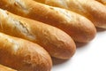 French baguettes close up