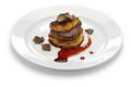 French beef steak dish with foie gras and truffles called Tournedos Rossini.