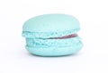 French blue macaron isolated