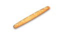 French Bread, Baguette on white background Royalty Free Stock Photo