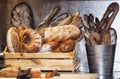 French bread baguettes Royalty Free Stock Photo