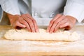 French Bread Dough Pinching