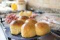 French bread rolls Royalty Free Stock Photo