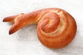 French Bread in Shape of Snail