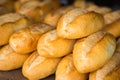 French Breads in basket. Hanoi street food