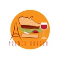 French burger concept