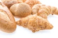 French butter croissant bread and bakery Royalty Free Stock Photo