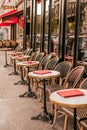 French cafe terrace Royalty Free Stock Photo