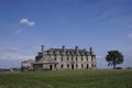 French Castle and a soldier at Fort Niagara Royalty Free Stock Photo