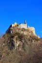 French castle of Usson in Ariege Royalty Free Stock Photo