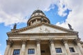 The French Cathedral in downtown Berlin at the historic square Gendarmenmarkt Royalty Free Stock Photo