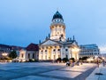 French Cathedral in Gendarmenmarkt, a famous square in Berlin Royalty Free Stock Photo