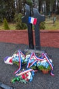 French cemetery at the Berezina river , Belarus Royalty Free Stock Photo