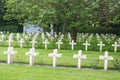 French cemetery from the First World War in Flanders belgium.