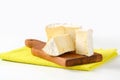 French Chaource cheese Royalty Free Stock Photo