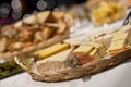 French cheese plate Royalty Free Stock Photo