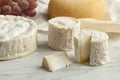 French cheese platter Royalty Free Stock Photo