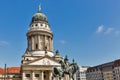 French Church on Gendarmenmarkt in Berlin, Germany. Royalty Free Stock Photo