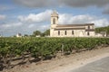 French church and vineyard