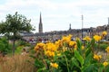 Look at Bordeaux and Mirroir d`Eau, France Royalty Free Stock Photo