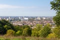 French city Bordeaux view from cenon town park Royalty Free Stock Photo