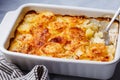 French classic potato gratin dauphinois Royalty Free Stock Photo