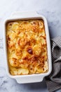 French classic potato gratin dauphinois Royalty Free Stock Photo