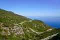 French coast in south mediterranean sea beach Pyrenees Orientales in Languedoc-Roussillon France Royalty Free Stock Photo