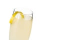 French 75 cocktail isolated Royalty Free Stock Photo