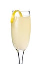 French 75 cocktail Royalty Free Stock Photo