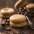 French coffee macarons