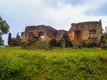 French colonial ruin abandoned, Laos