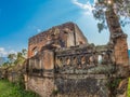 French Colonial Ruin. Muang Khoun, Laos Royalty Free Stock Photo