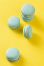 French colourful macarons