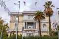 French consulate on Vasilissis Sofias Avenue is a major avenue in the east side of Athens, Greece