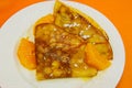 French Crepe suzette Royalty Free Stock Photo