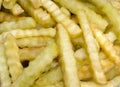 French Crinkle Fries Macro