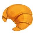 French Croissant Icon Royalty Free Stock Photo