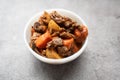 Beef Stew French cuisine Beef Bourguignon Royalty Free Stock Photo